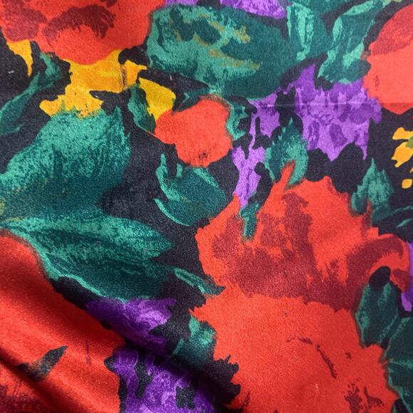 Vintage Victoria Secret Floral Kimono Robe Womens Size L - Picture 7 of 10